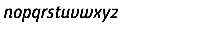 Ashemore Cond Medium Italic Font LOWERCASE