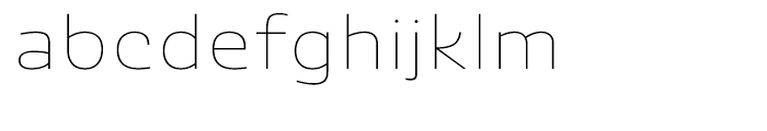 Ashemore Ext Thin Font LOWERCASE