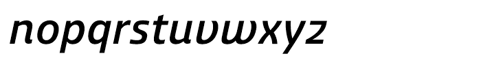 Ashemore Norm Medium Italic Font LOWERCASE