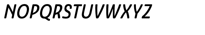 Ashemore Softened Cond Medium Italic Font UPPERCASE