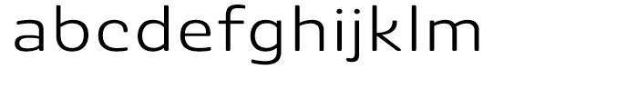 Ashemore Softened Ext Regular Font LOWERCASE