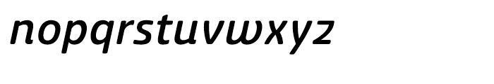 Ashemore Softened Norm Medium Italic Font LOWERCASE