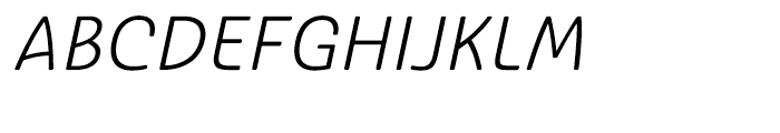 Ashemore Softened Norm Regular Italic Font UPPERCASE