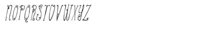 Ashtanga Italic Font LOWERCASE