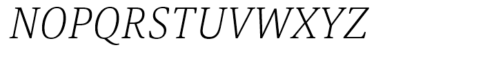 Askan Slim ExtraLight Italic Font UPPERCASE