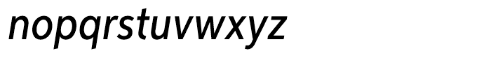 Aspira XNar Medium Italic Font LOWERCASE