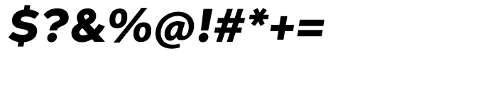 Aspira XWide Black Italic Font OTHER CHARS