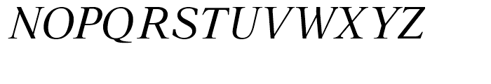 Aster Regular Italic Font UPPERCASE