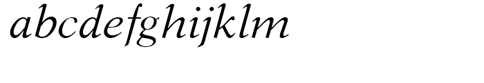 Aster Regular Italic Font LOWERCASE