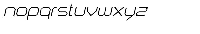 AstroNaut Thin Italic Font LOWERCASE