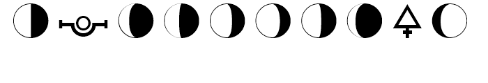 Astrologer Symbols Regular Font OTHER CHARS
