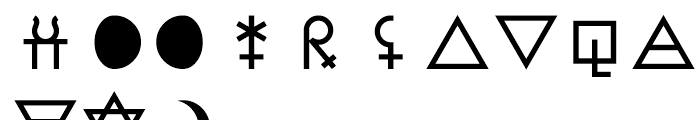 Astrotype P Regular Font LOWERCASE