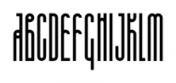 Ascetic 2D Regular Font UPPERCASE