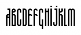 Ascetic 2D Regular Font LOWERCASE
