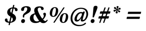Ashbury Bold Italic Font OTHER CHARS