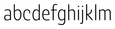 Ashemore Soft Cond Light Font LOWERCASE