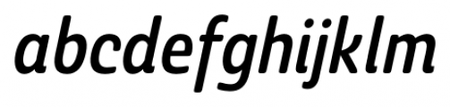 Ashemore Soft Cond Medium Ital Font LOWERCASE