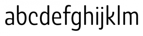 Ashemore Soft Cond Regular Font LOWERCASE