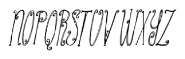 Ashtanga Italic Font LOWERCASE