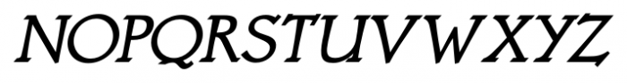 Astaire Pro Bold Italic Font UPPERCASE