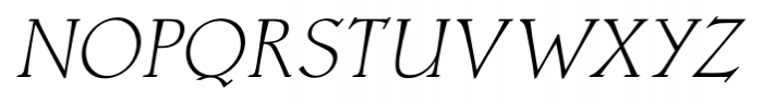Astaire Pro Italic Font UPPERCASE