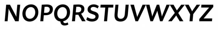 Asterisk Sans Pro Bold Italic Font UPPERCASE