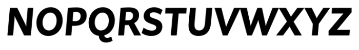 Asterisk Sans Pro Extra Bold Italic Font UPPERCASE