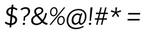 Asterisk Sans Pro Italic Font OTHER CHARS