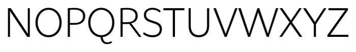 Asterisk Sans Pro Light Font UPPERCASE