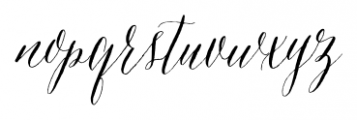 Asterism Regular Font LOWERCASE