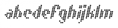 Asterix Italic Font LOWERCASE