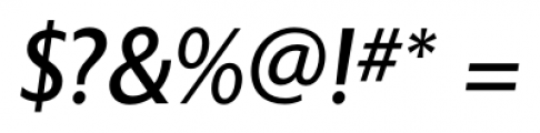 Astoria Sans Italic Font OTHER CHARS