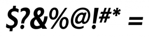 Astoria Sans Medium Italic Font OTHER CHARS