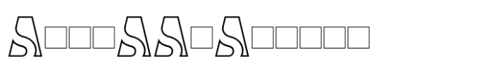 AS SAHA AS-SAHA Thin FONT