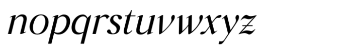ASF Diana Italic Font LOWERCASE