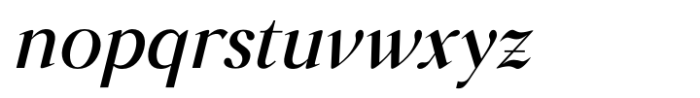 ASF Diana Medium Italic Font LOWERCASE