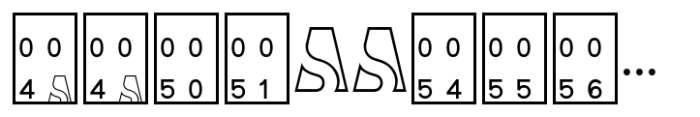 As SAHA Bold Font UPPERCASE