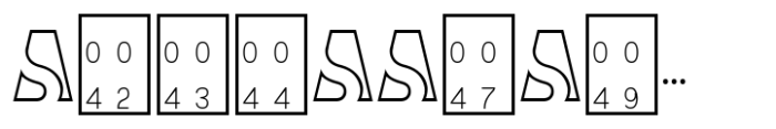 As SAHA Extra Light Font UPPERCASE