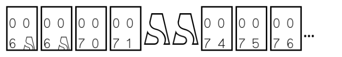 As SAHA Extra Light Font LOWERCASE