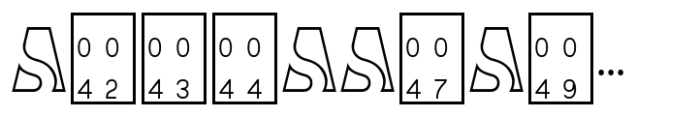 As SAHA Regular Font UPPERCASE