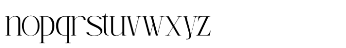 Asbor Fashion Font LOWERCASE