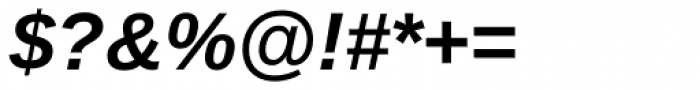 Ascender Sans Bold Italic Font OTHER CHARS