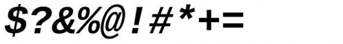 Ascender Sans Mono Bold Italic Font OTHER CHARS