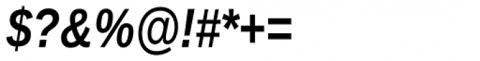 Ascender Sans Narrow Bold Italic Font OTHER CHARS