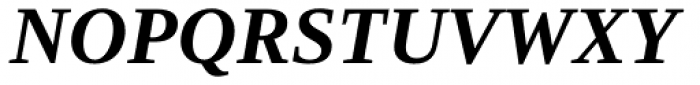 Ascender Serif Bold Italic Font UPPERCASE