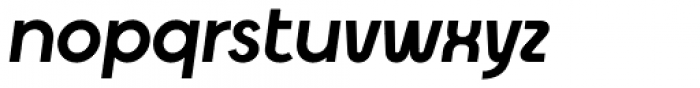 Ascent Pro Bold Italic Font LOWERCASE