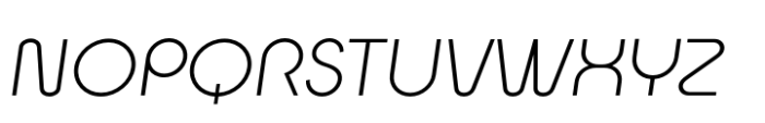 Ascent Pro Light Italic Font UPPERCASE