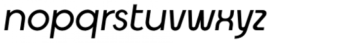 Ascent Pro Medium Italic Font LOWERCASE