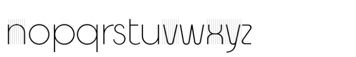 Ascent Pro Ultra Light Demo Font LOWERCASE