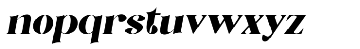 Ascentiv Italic Font LOWERCASE